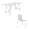 Armen Living Koala and Shasta 5 Piece Dining Set in Dark Eucalyptus and Metal with Black Rope 840254332362 - alternate 5
